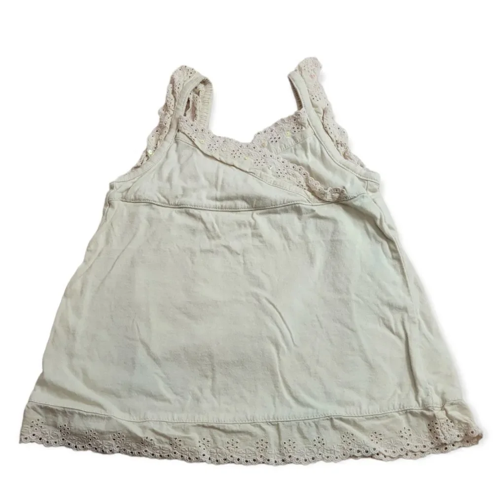 Sonoma beige tank top 4T
